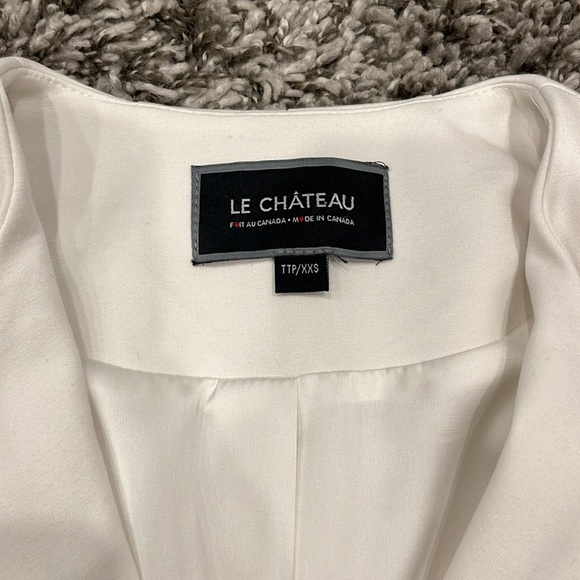 Le Chateau Blazer XXS White NWOT - Picture 2 of 6